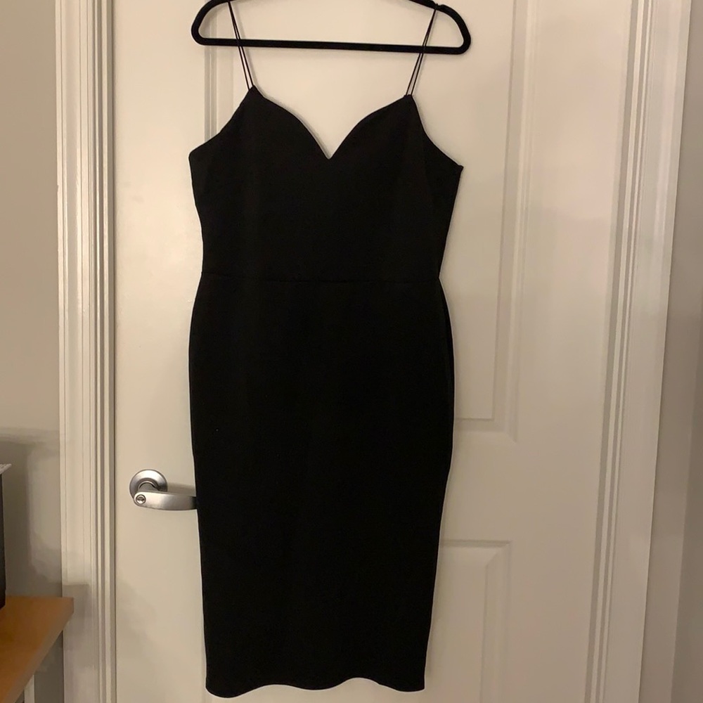 ASOS neoprene cocktail dress